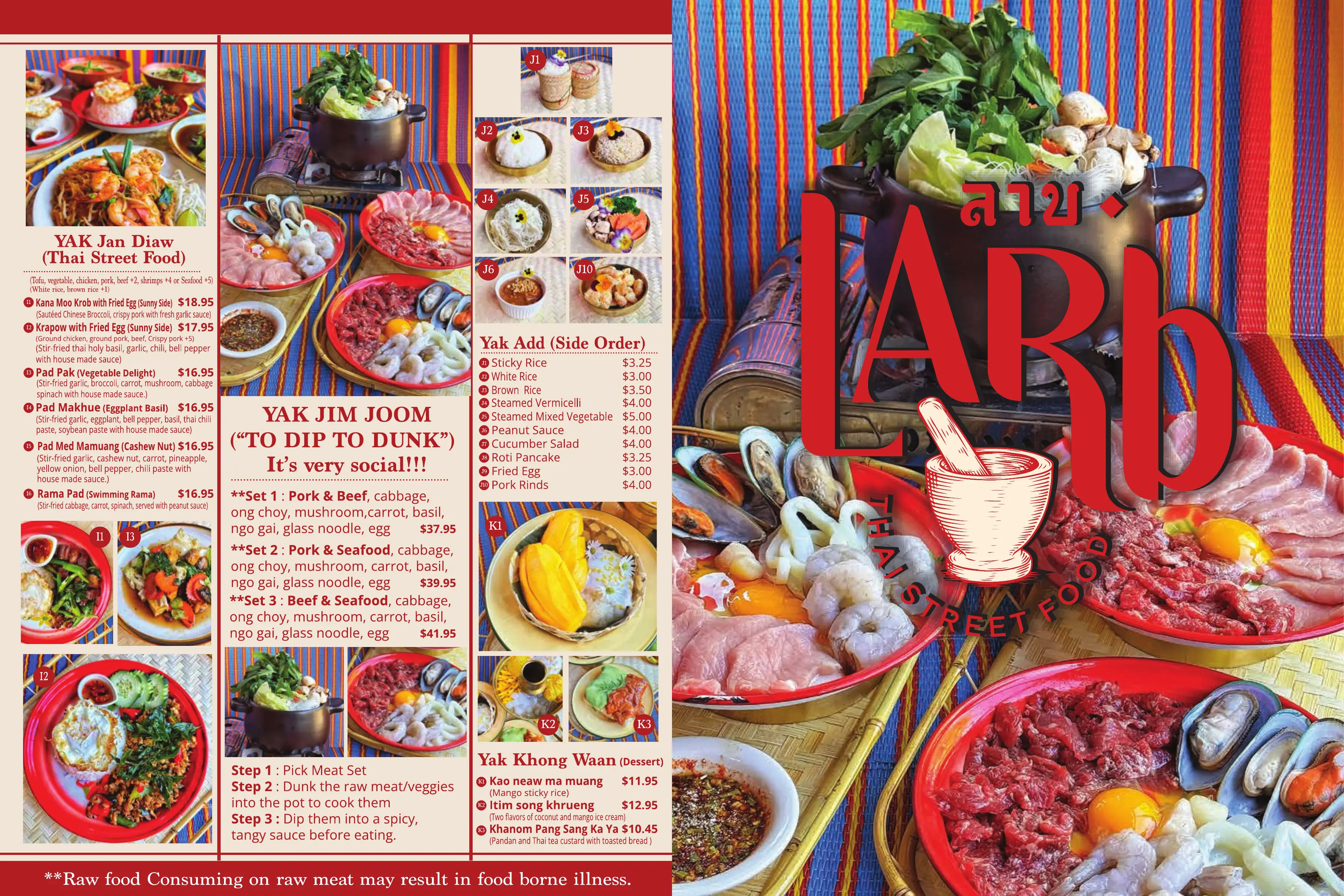 Menu page 1